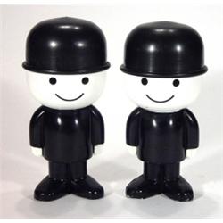 Pair of Airfix Homepride men flour shakers,…