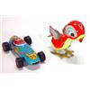 Image 1 : Japanese tinplate racing car and a clockwor…