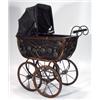 Image 1 : Victorian child's dolls pram on an iron and…