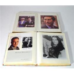 Three autograph albums containing mainly TV…