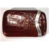 Image 1 : Victorian crocodile skin cigar case with si…