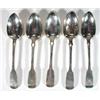 Image 1 : Five Victorian silver basting spoons, Londo…