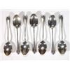 Image 1 : Set of seven silver teaspoons, Sheffield 19…