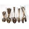 Image 1 : Set of six silver tablespoons London 1914, …