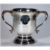 Image 1 : Silver plated twin handled Commodore cup da…