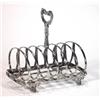 Image 1 : Silver plated six slice toast rack moulded …