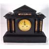 Image 1 : Victorian black slate and marble inlaid chi…