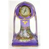 Image 1 : Art Nouveau style pottery clock surround an…