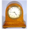 Image 1 : Miniature oak cased mantelclock 9cm high…