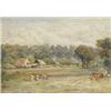 Image 1 : D. Cox Junior, watercolour 'Harvesting in t…