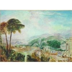 A. Redfern, watercolour after Turner 'Fount…