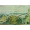 Image 1 : Watercolour of hills, trees and bushes, 42c…