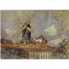 Image 1 : S. Dennant Moss, watercolour of a windmill …