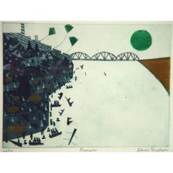 Julian Trevelyan, 'Benares' abstract limite…