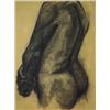 Image 1 : Webster charcoal of male body, 62cm x 46cm…