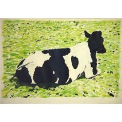 Clive Adams 'Big Cow', artist's proof, 56cm…