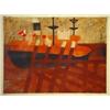 Image 1 : Geoffrey Elliott 'Coal Boats', limited edit…
