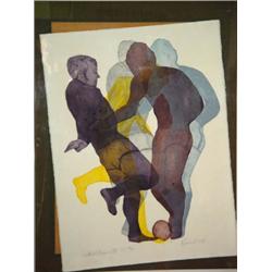 Barbara Newcomb 'Football Players Seven', l…