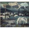 Image 1 : Juliet Wheeler 'Grey Landscape', fabric col…