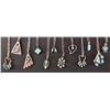 Image 1 : TWELVE SILVER PENDANTS
