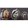 Image 1 : THREE NAVAJO SILVER RINGS