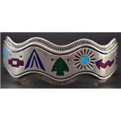 SOUTHWEST STYLE SILVER BRACELET
