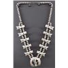 Image 1 : NAVAJO SQUASH BLOSSOM NECKLACE