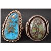 Image 1 : TWO NAVAJO SILVER RINGS