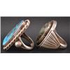 Image 2 : TWO NAVAJO SILVER RINGS