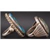 Image 3 : TWO NAVAJO SILVER RINGS