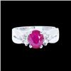 Image 2 : 1.64CT NATURAL RUBY 14K W/G RING