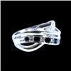 Image 2 : 0.40CT NATURAL CEYLON SAPPHIRE 14K WHITE GOLD RING