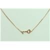 Image 2 : 14K ROSE GOLD PENDANT WITH CHAIN 1.67g/Diamond 0.01ct