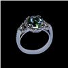 Image 2 : 3.01CT NATURAL CEYLON GREEN SAPPHIRE 4K W/G RING