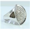 Image 2 : 14K WHITE GOLD RING 8.91 GRAM  DIAMOND 1.27CT