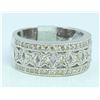 Image 2 : 14K WHITE GOLD RING 7.78 GRAM  DIAMOND RD 0.44CT