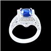 Image 1 : 2.31CT NATURAL CEYLON BLUE SAPPHIRE 14K W/G RING