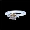 Image 1 : 1.03CT NATURAL DIAMOND 14K W/G  RING
