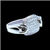 Image 1 : 1.26CT NATURAL DIAMOND 14K WHITE GOLD RING