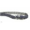 Image 2 : #2-STERLING SILVER TANZANITE BRACELET