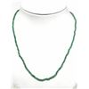Image 1 : #15-14KT YELLOW GOLD EMERALD(15.60CT)NECKLACE