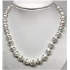 Image 1 : #26-14KT WHITE GOLD FRESHWATER PEARL &