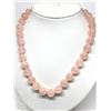 Image 1 : #28-STERLING SILVER MORGANITE NECKLACE