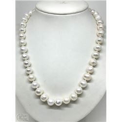 #31-STERLING SILVER FRESHWATER PEARL & CUBIC