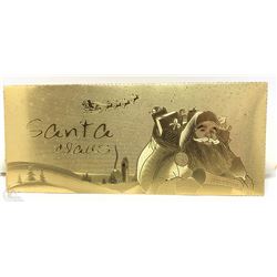 #39-10 GIFT ENVELOPES OF 24KT GOLD FOIL