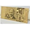 Image 1 : #40-24KT CANADIAN 100 BILL