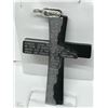 Image 1 : #45-STAINLESS STEEL RELIGIOUS CROSS MEN'S