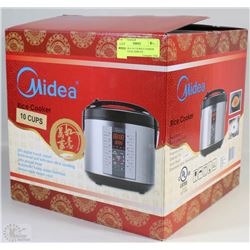 NEW MIDEA 10 CUP RICE COOKER WITH DIGITAL DISPLAY