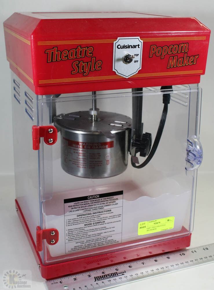 CUISINART THEATER STYLE POPCORN MAKER