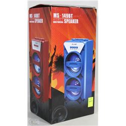 NEW MOBILE MULTIMEDIA SPEAKER WITH LED LIGHTS